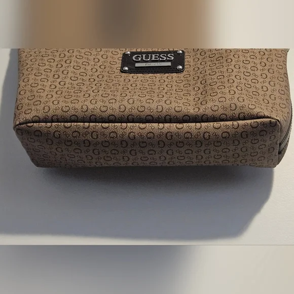 Guess Brown Signature Shoulder Tote Bag - Picture 4 of 15